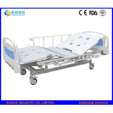 China Best Sales Hospital Furniture Manual Trois lits médicaux manivelle